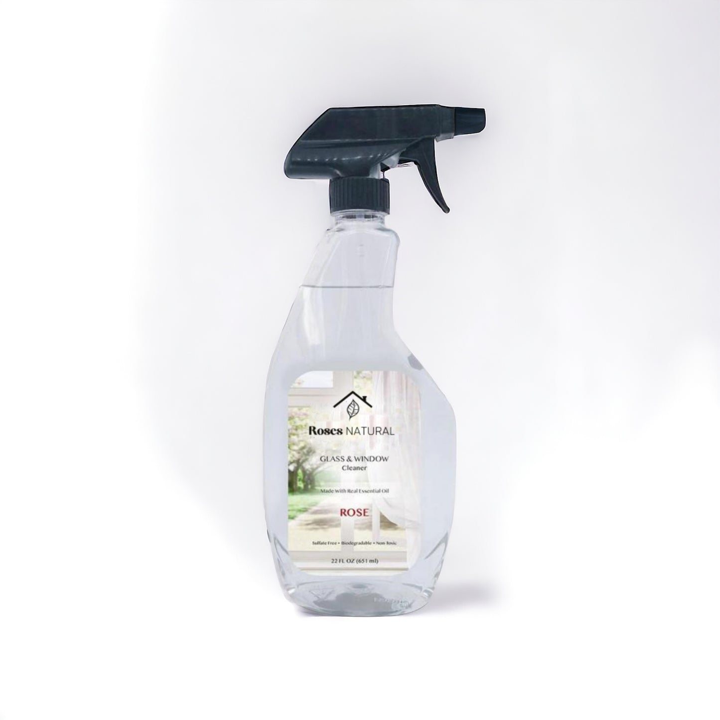 Natural Glass Cleaner - Rose