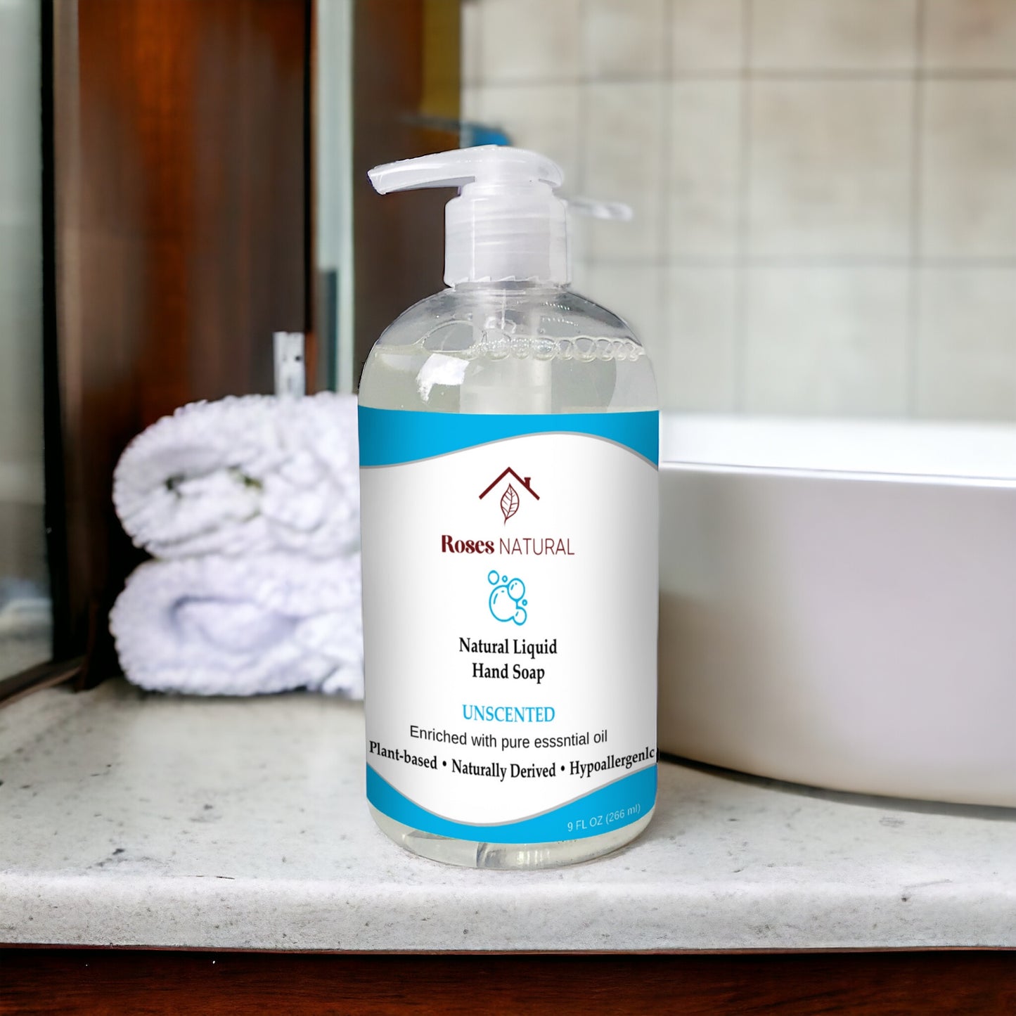 Natural Liquid Hand Soap - Unscented