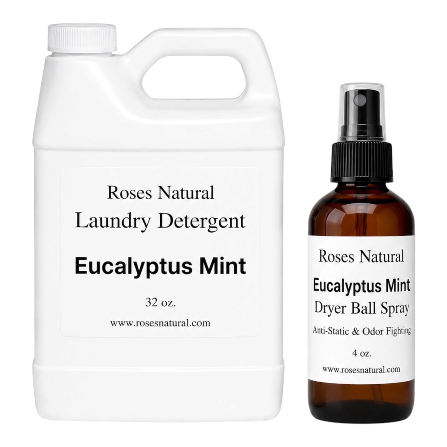 Plant-Based Laundry Detergent Liquid & Dryer Ball Spray Bundle