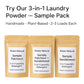 Roses Natural 3-in-1 Laundry Powder Sample Packs