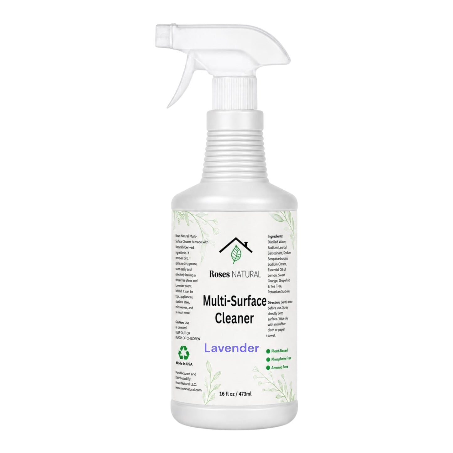 Roses Natural Multi-Surface Cleaner
- Lavender