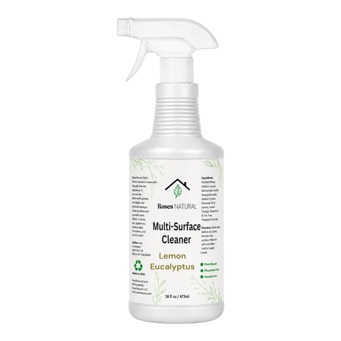 Roses Natural Multi-Surface Cleaner
 - Lemon + Eucalyptus