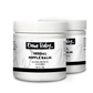 Two jars of Oma Baby Herbal Nipple Balm on a white background