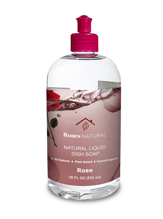 Natural Dish Soap - Rose