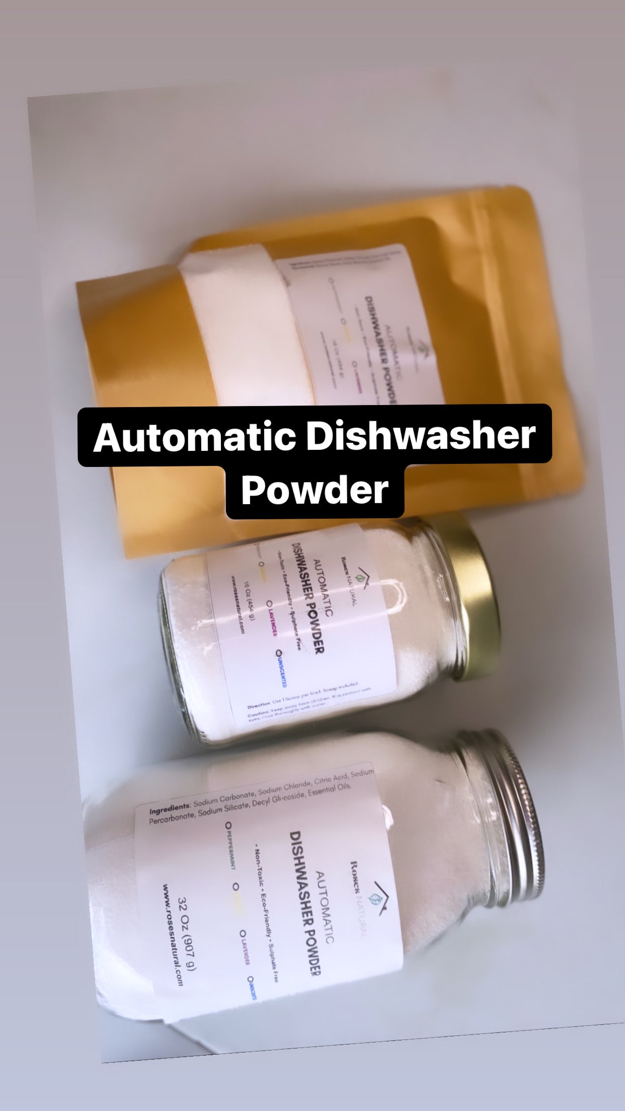 Automatic Dishwasher Powder - Powered by Enzymes