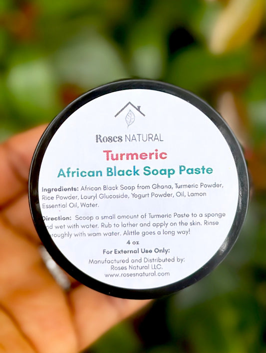 Turmeric African Black Soap Paste