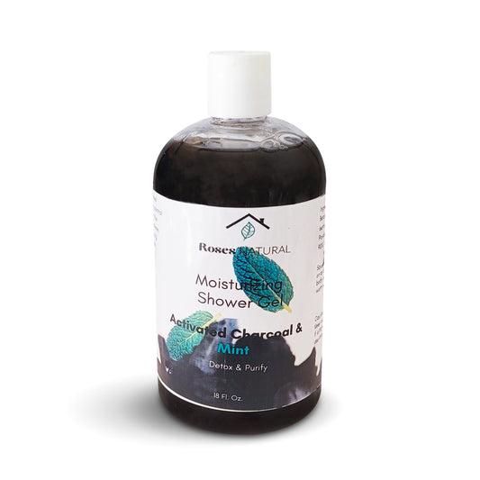 Moisturizing Shower Gel - Activated Charcoal & Mint